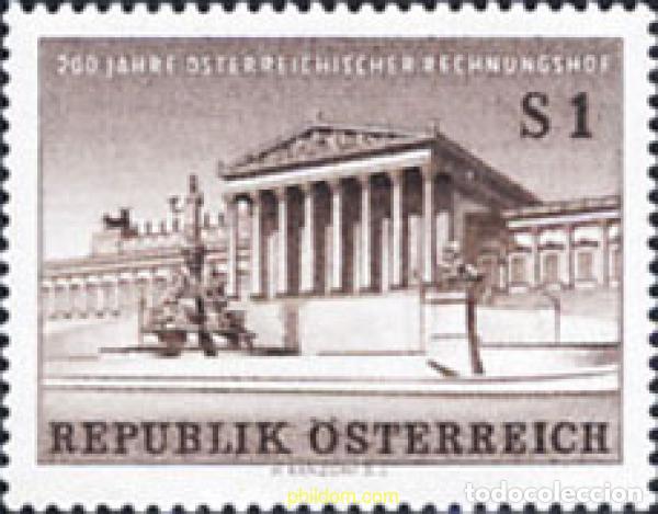 Sellos: 119685 MNH AUSTRIA 1961 BICENTENARIO DEL TRIBUNAL DE CUENTAS