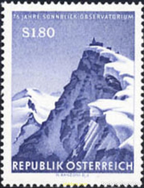 Sellos: 119679 MNH AUSTRIA 1961 75 ANIVERSARIO DEL OBSERVATORIO DEL MONTE SONNBLICK