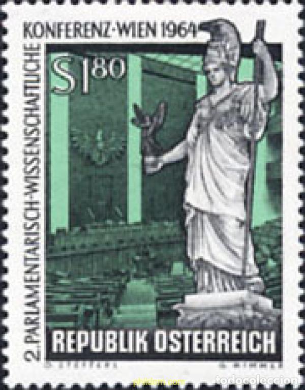 Sellos: 119719 MNH AUSTRIA 1964 2 CONFERENCIA PARLAMENTARIA CIENTIFICA