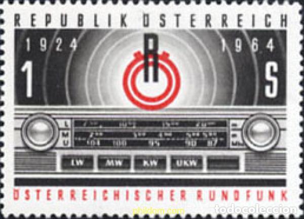 Sellos: 119724 MNH AUSTRIA 1964 40 ANIVERSARIO DE LA RADIO NACIONAL