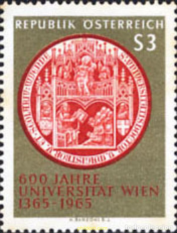 Sellos: 119734 MNH AUSTRIA 1965 6 CENTENARIO DE LA UNIVERSIDAD DE VIENA