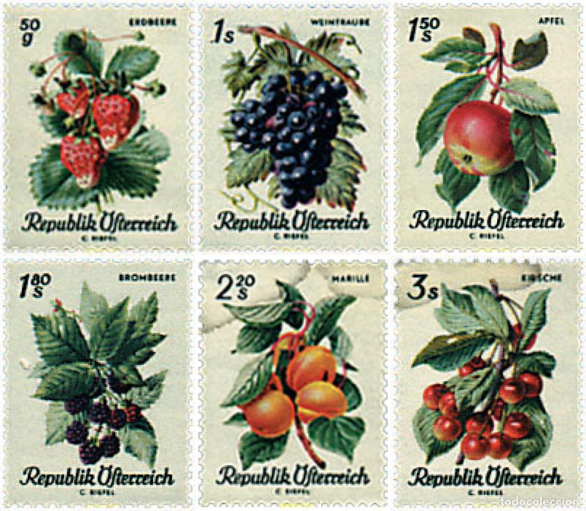 Sellos: 68918 MNH AUSTRIA 1966 FRUTOS - Foto 1