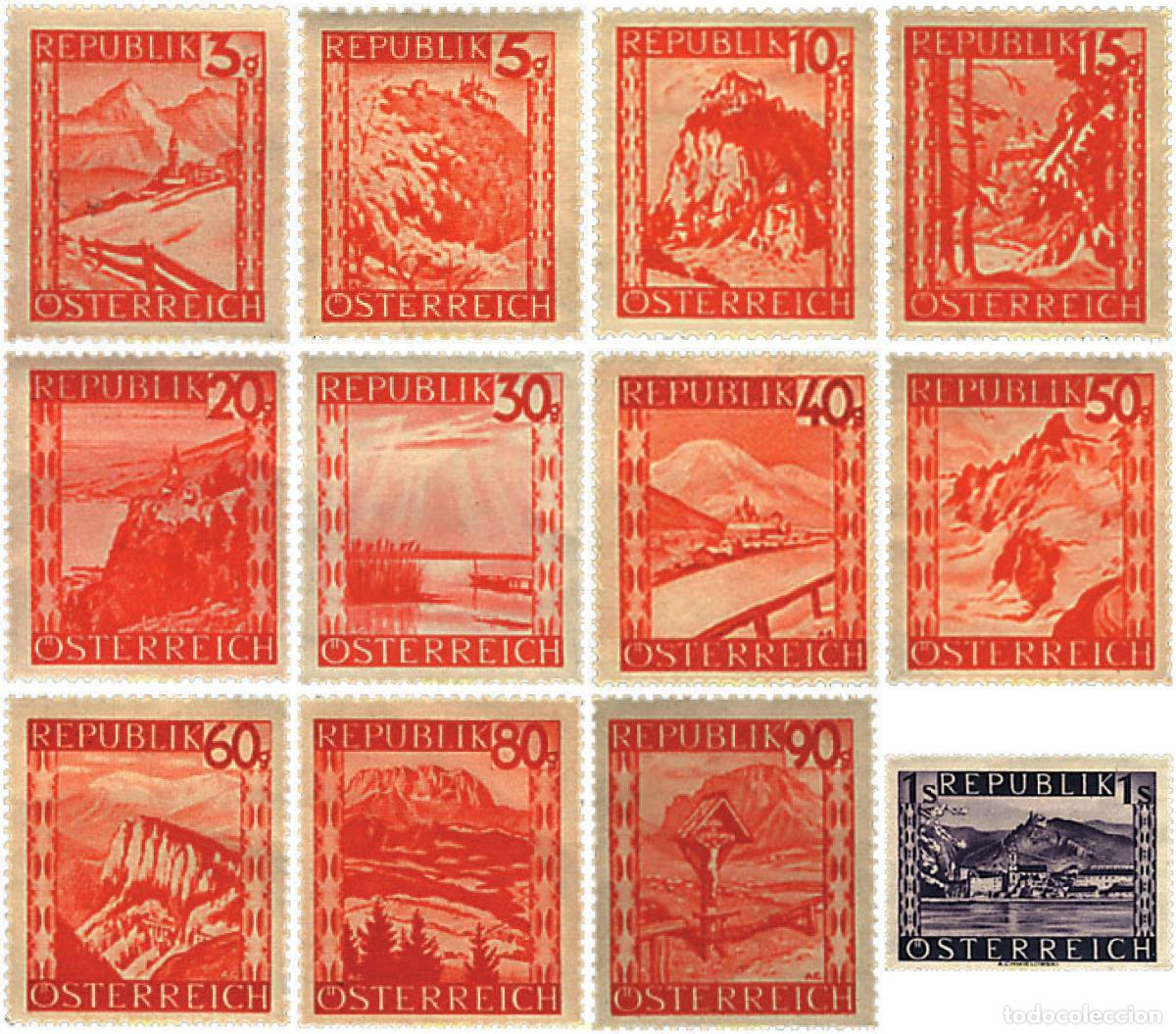 Sellos: 791726 HINGED AUSTRIA 1947 PAISAJE