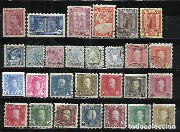 Sellos: R30C-LOTE SELLOS ANTIGUOS OCUPACION IMPERIO AUSTRO HUNGARO EN BOSNIA, LEVANTE, ORIENTE Y CLASICOS