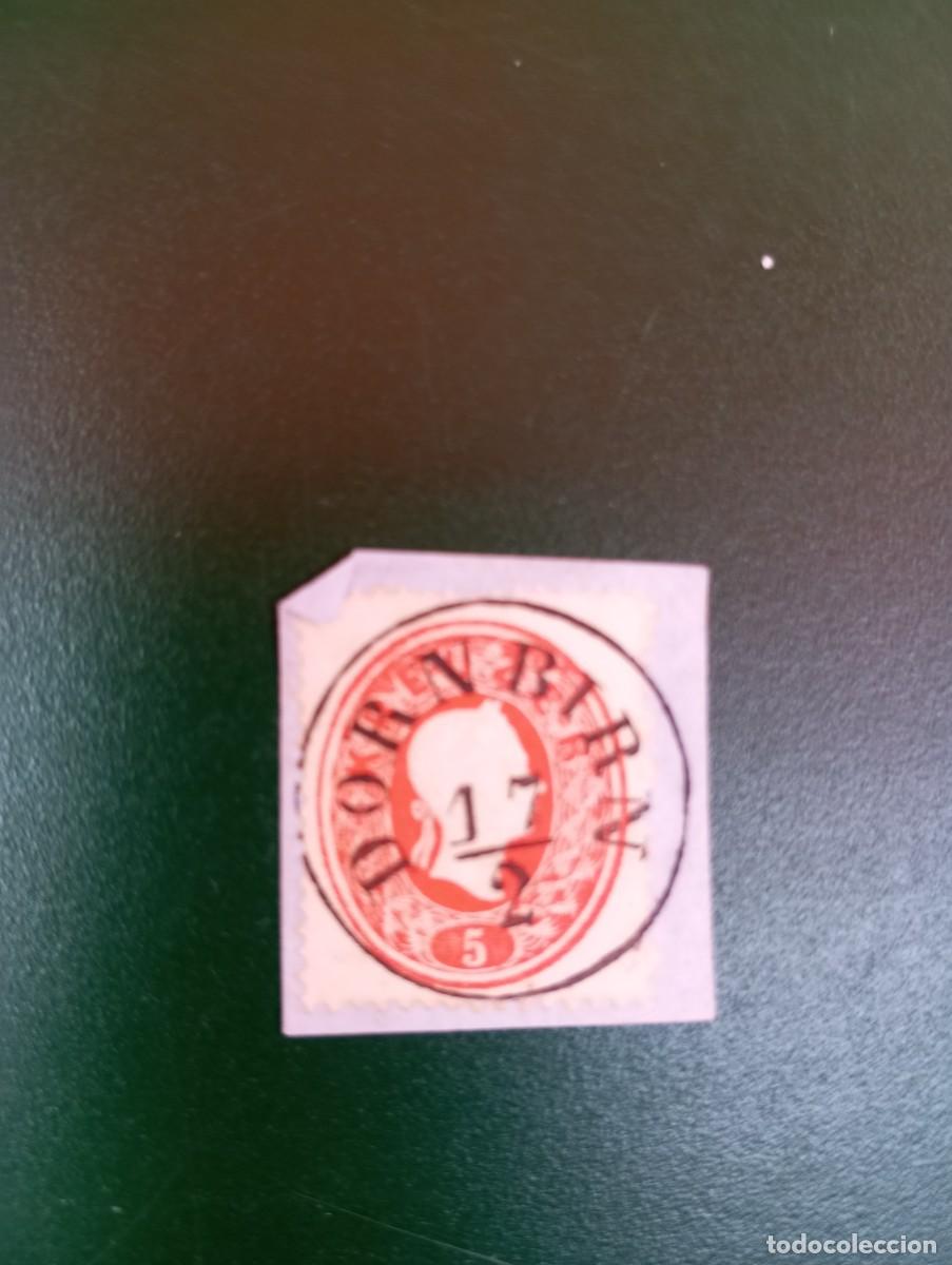Sellos: AUSTRIA 1861, FRANCISCO JOS&Eacute; I, MAT DORNBIRN, YT 19