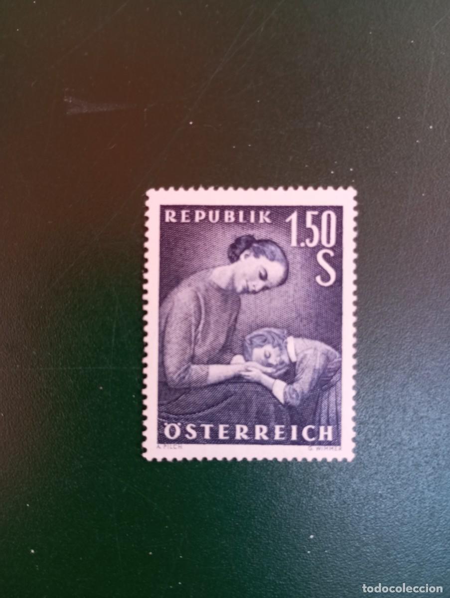 Sellos: AUSTRIA 1958, DIA DE LA MADRE, YT 877