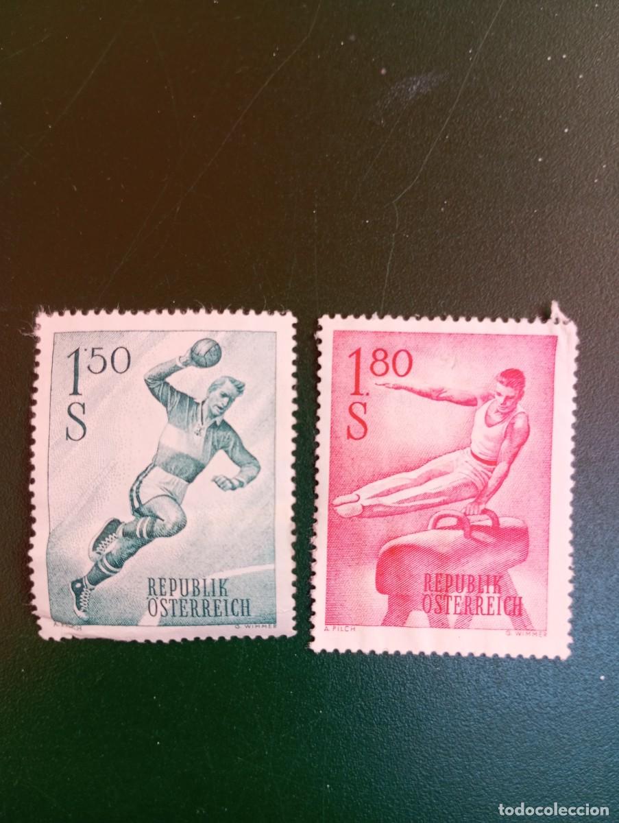 Sellos: AUSTRIA 1959, DEPORTES, YT 911/A
