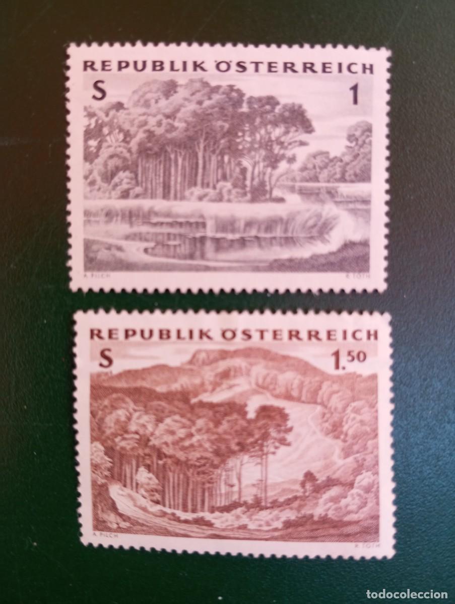 Sellos: AUSTRIA 1962, BOSQUES, YT 961/2 - Foto 1