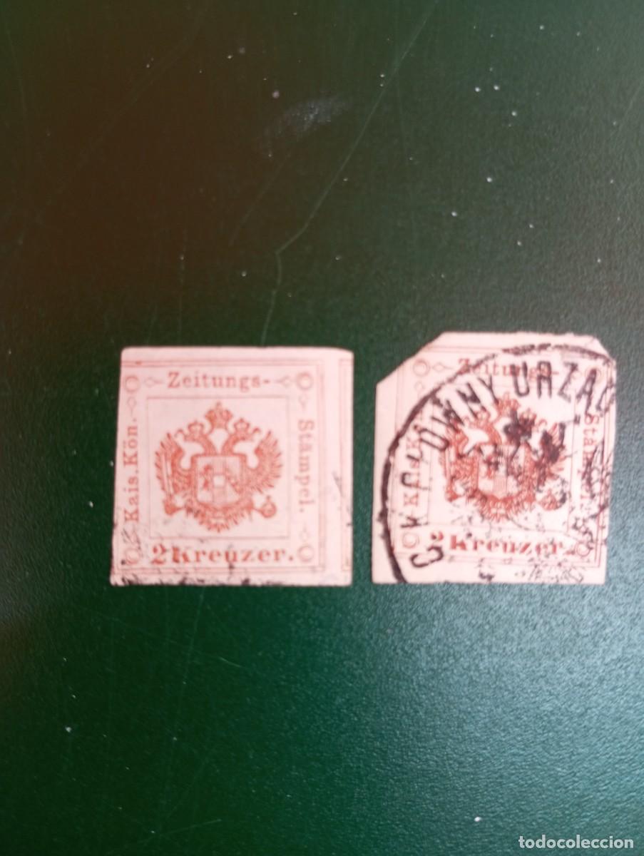 Sellos: AUSTRIA PERIODICOS, 1853, YT 3