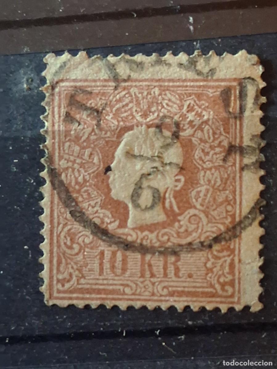 Sellos: AUSTRIA,1858, CAT.YT.15.