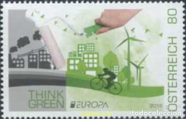 Sellos: 360788 MNH AUSTRIA 2016 EUROPA CEPT 2016 - ECOLOGIA EN EUROPA - PIENSA EN VERDE