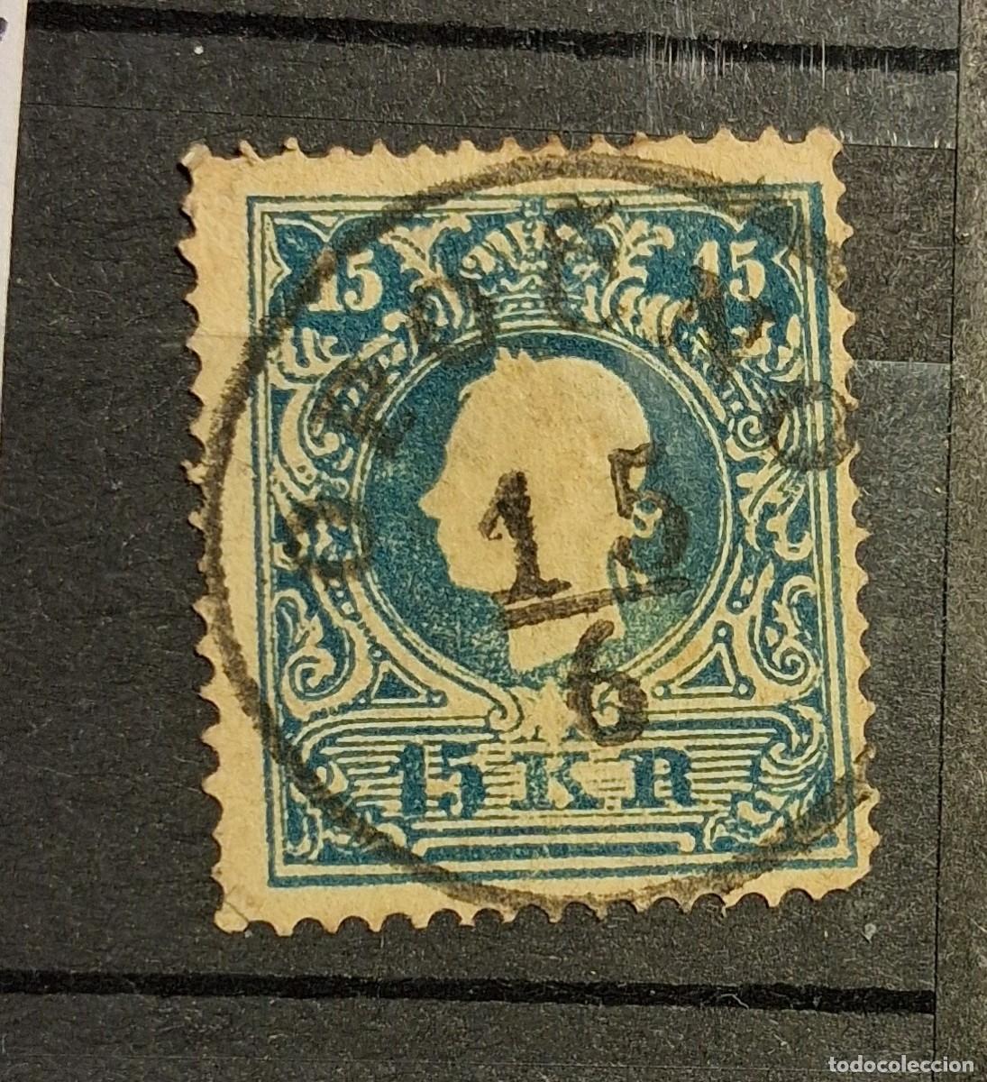 Sellos: AUSTRIA, 1858, CAT.YT. 10. - Foto 1