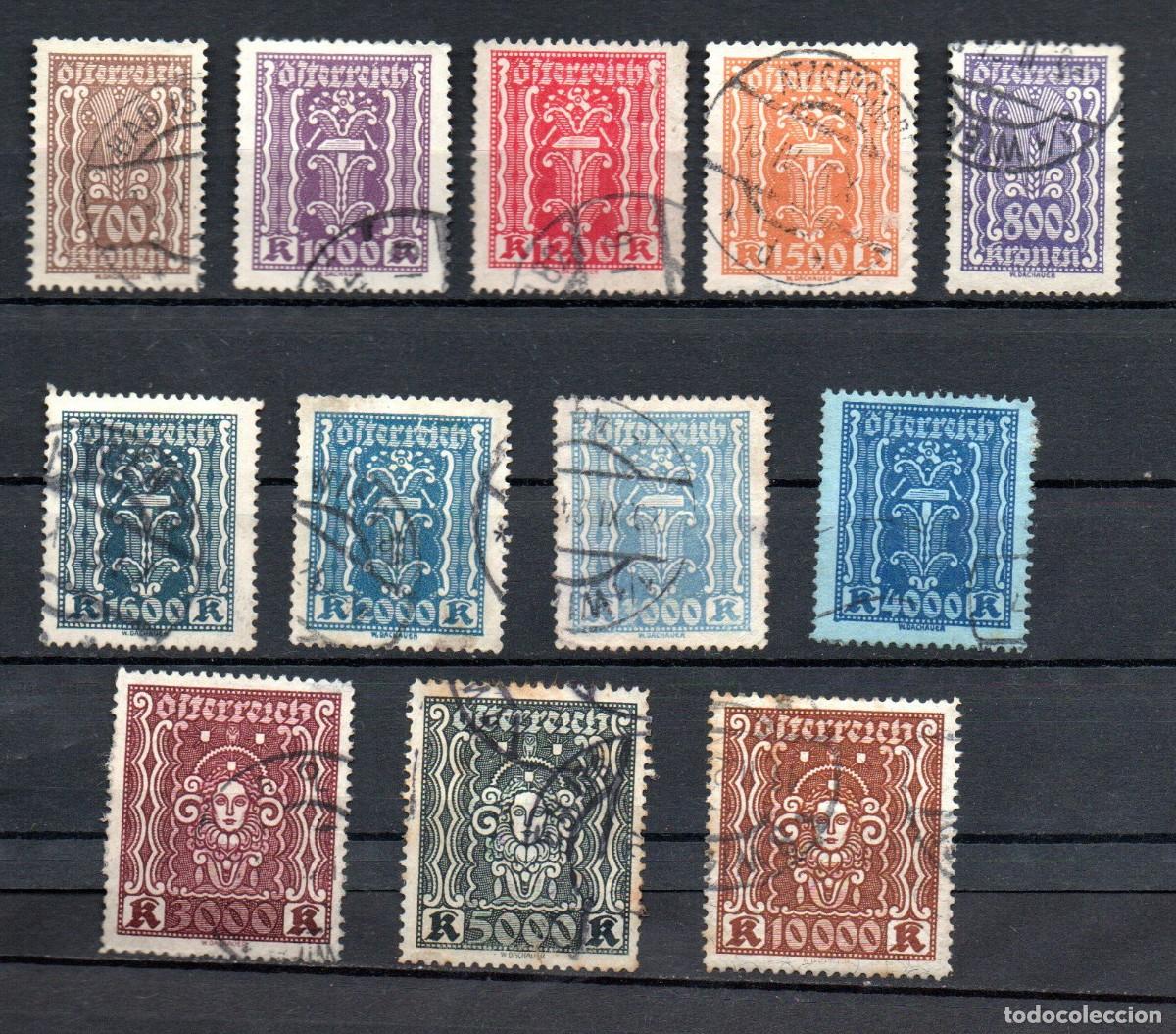 Sellos: AUSTRIA. 1923-24. YT 314/325