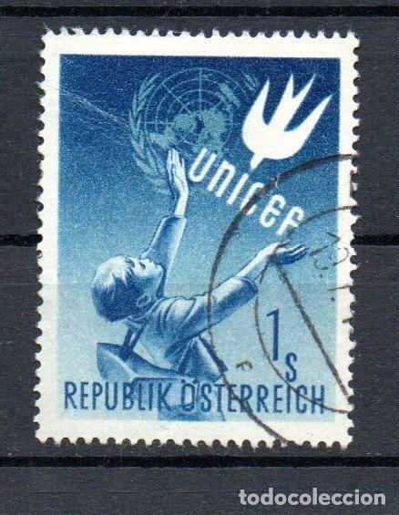 Sellos: AUSTRIA. 1949. YT 777. UNICEF - Foto 1