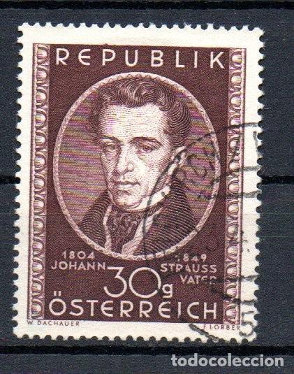 Sellos: AUSTRIA. 1949. YT 778. J. STRAUSS, PADRE