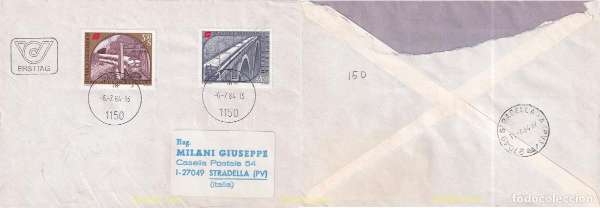 Sellos: 766174 USED AUSTRIA 1984 HISTORIA DEL FERROCARRIL AUSTRIACO