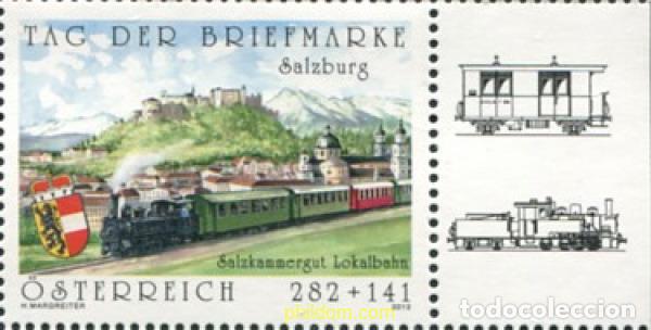 Sellos: 757370 MNH AUSTRIA 2013 DIA DEL SELLO. TREN