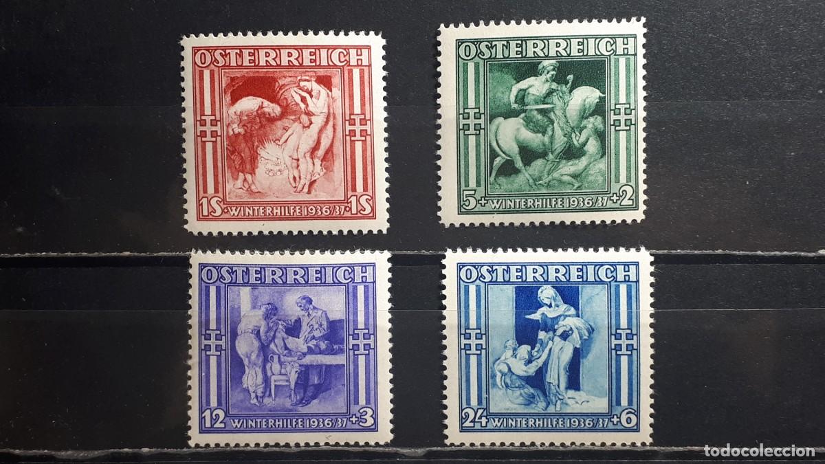 Sellos: AUSTRIA. A&ntilde;o 1936 ** . Yvert. 485/8 - Foto 1
