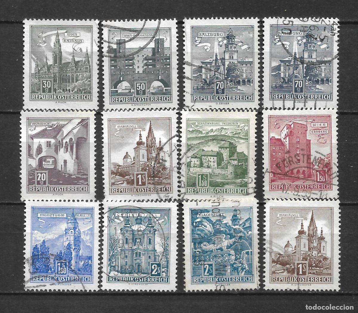 Sellos: austria lote 12 sellos usados - 8/32