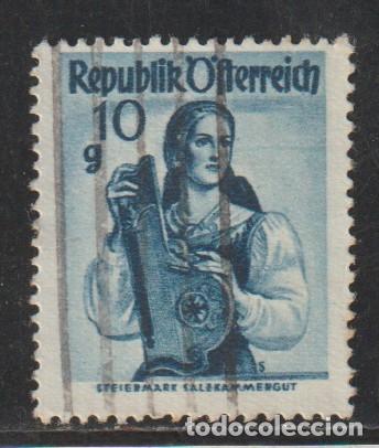 Sellos: AUSTRIA // YVERT 740 // 1948-50 ... USADO