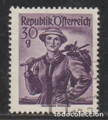 Sellos: AUSTRIA // YVERT 886 // 1958-59 ... USADO