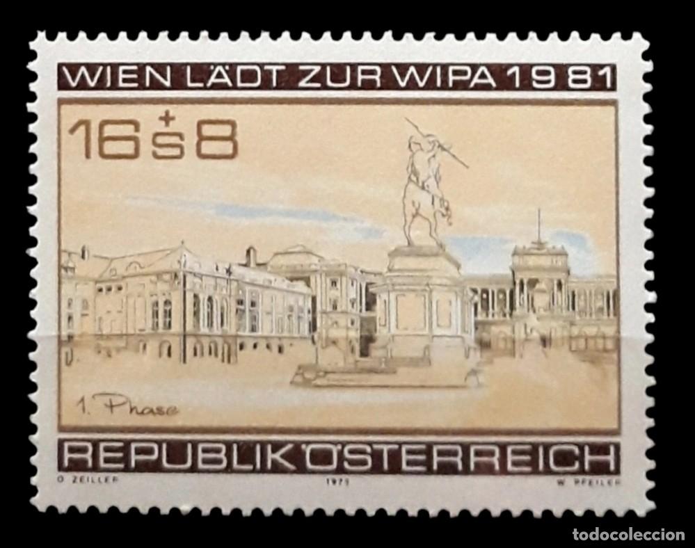 Sellos: AUSTRIA 1979 Exposici&oacute;n Filat&eacute;lica Internacional &rdquo;Wipa&acute;81&rdquo;. Viena. NUEVO - MNH.