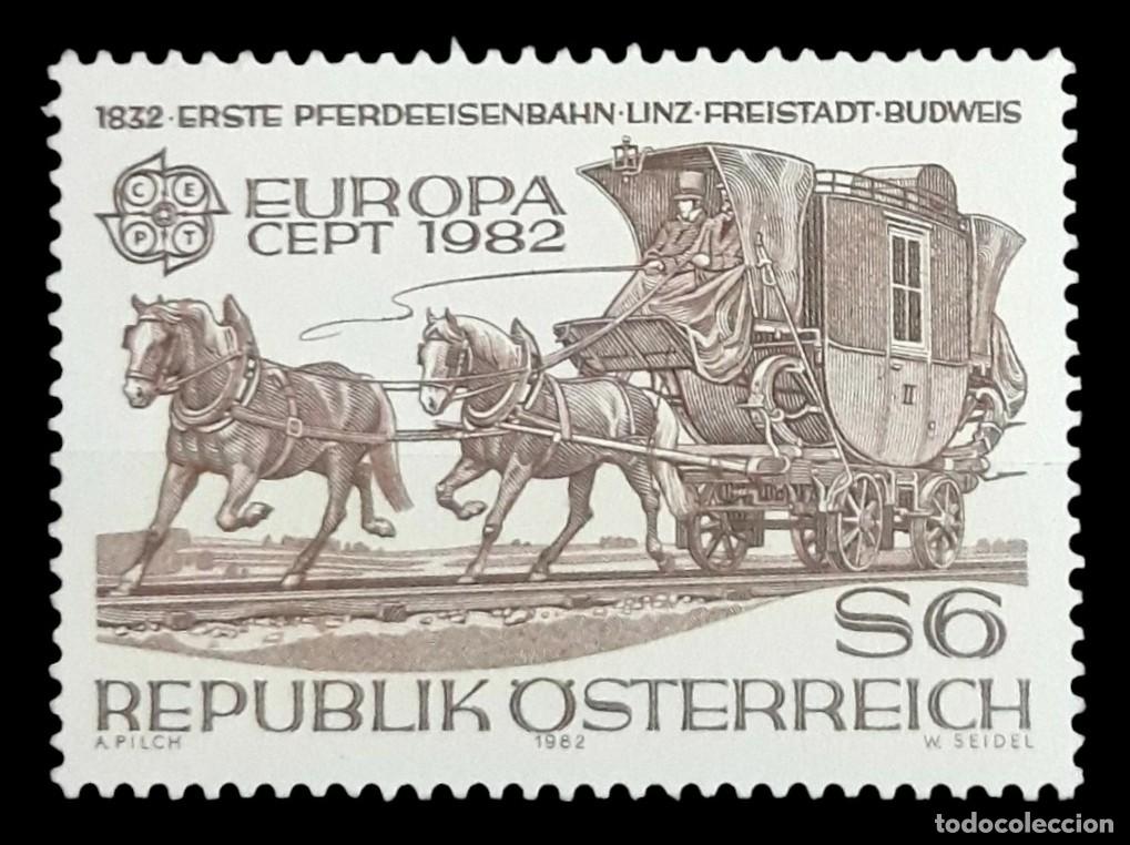 Sellos: AUSTRIA 1982 Emisi&oacute;n &rdquo;Europa&rdquo;. Acontecimientos hist&oacute;ricos. NUEVO - MNH.