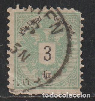 Sellos: AUSTRIA // YVERT 41 (DENT 10 1/2) // 1883 ... USADO