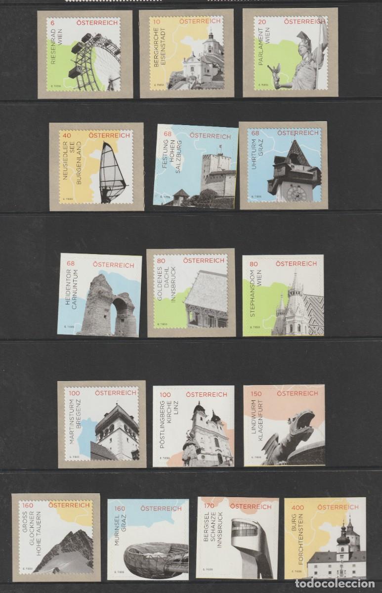 Sellos: Austria 2015 - Arquitectura serie completa mnh**