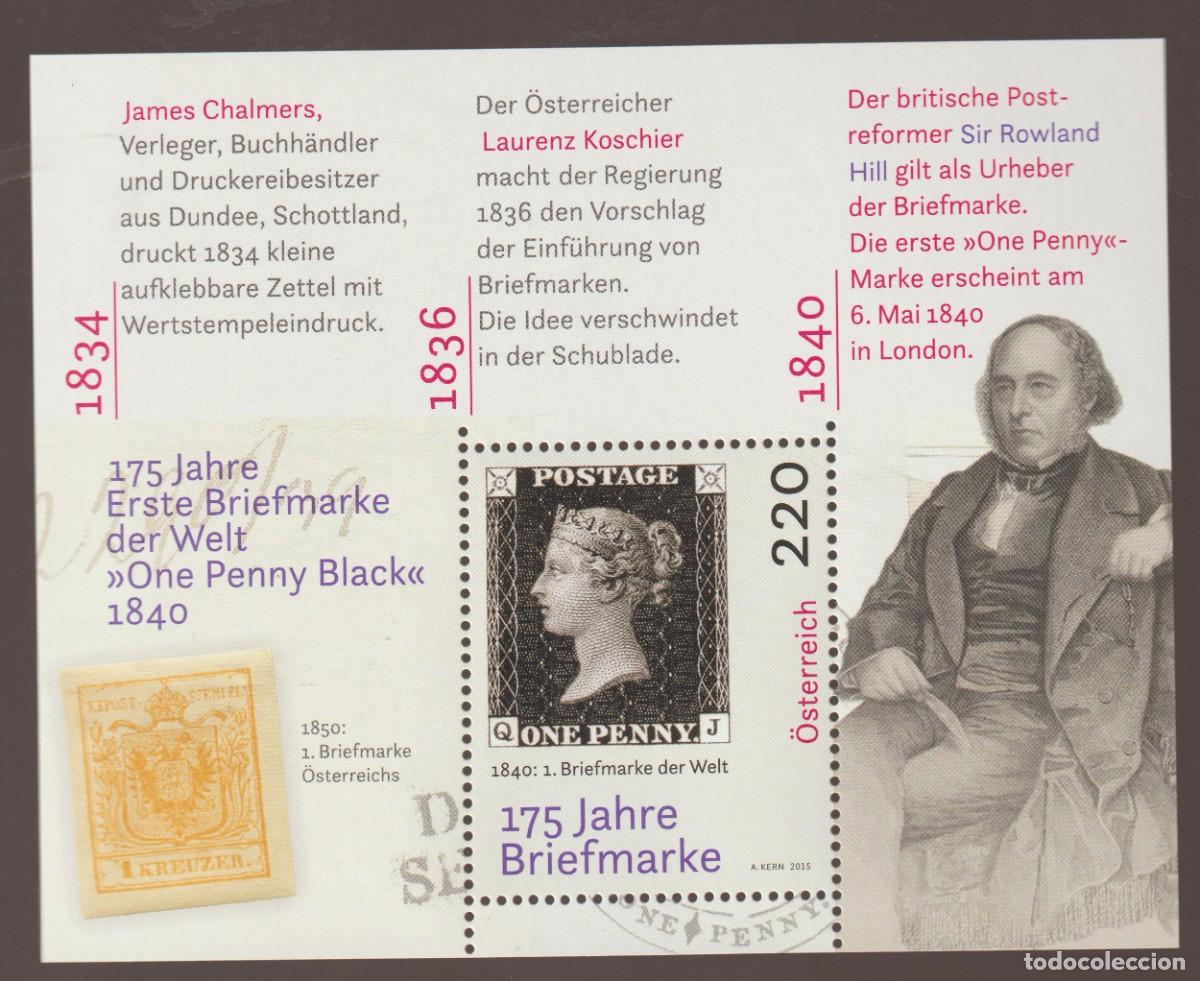 Sellos: Austria 2015 - 175 Jahre briefmarke mnh**