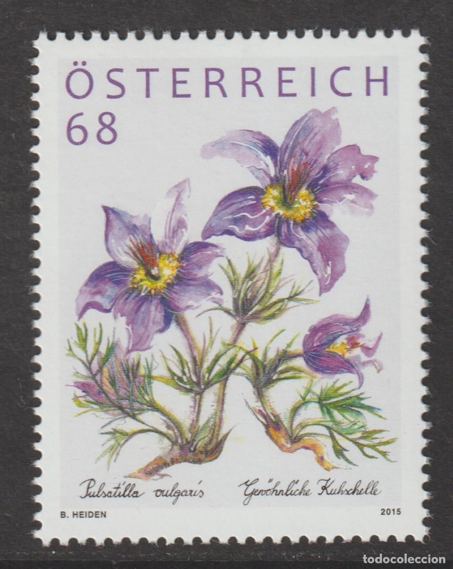 Sellos: Austria 2015 - Fleurs mnh**