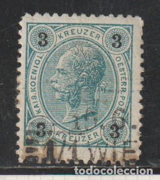 Sellos: AUSTRIA // YVERT 48 (10 1/2) // 1890-96 ... USADO