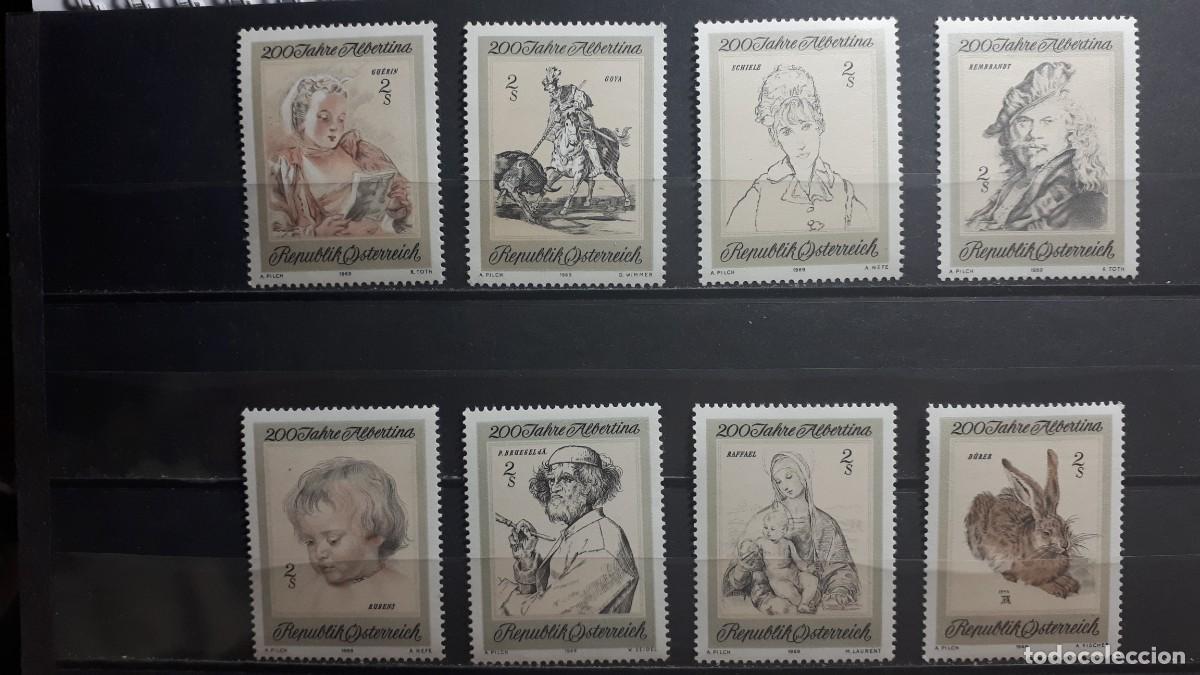 Sellos: AUSTRIA. A&Ntilde;O 1969. **. YVERT 1142/9