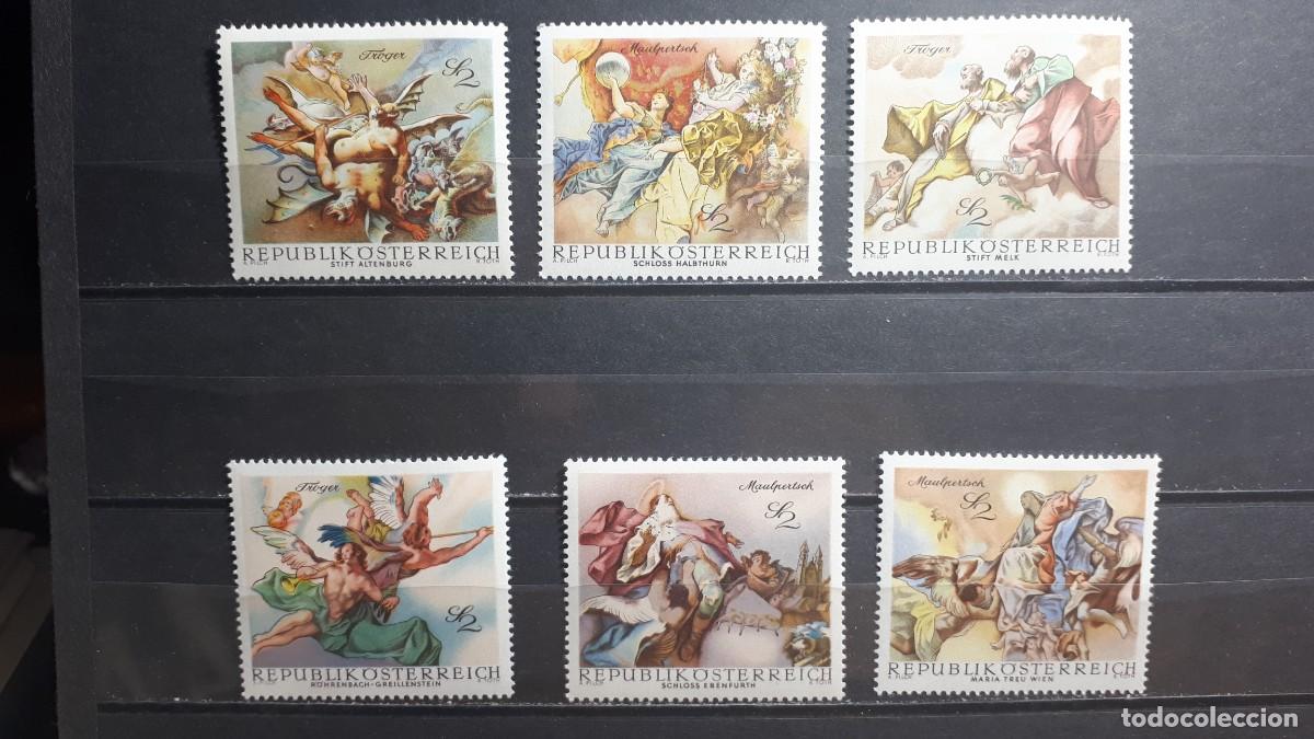 Sellos: AUSTRIA. A&Ntilde;O 1968. **. YVERT 1108/13