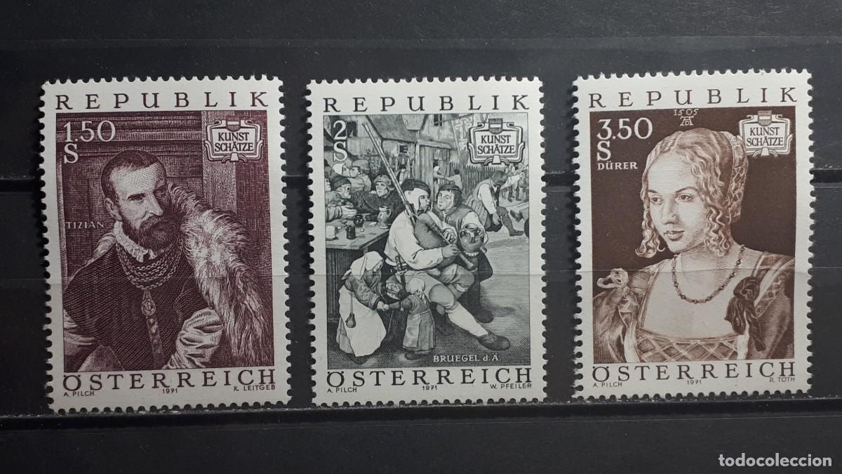 Sellos: AUSTRIA. A&Ntilde;O 1971. **. YVERT 1189/91