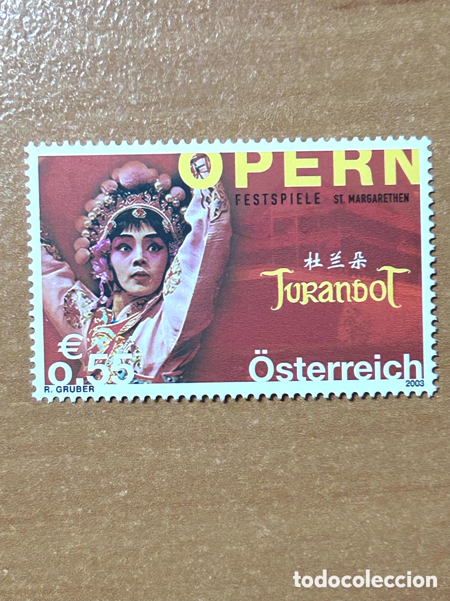 Sellos: Sello Austria 2003 - &Oacute;pera Turandot (Opernfestspiele St. Margarethen) - MNH / Nuevo