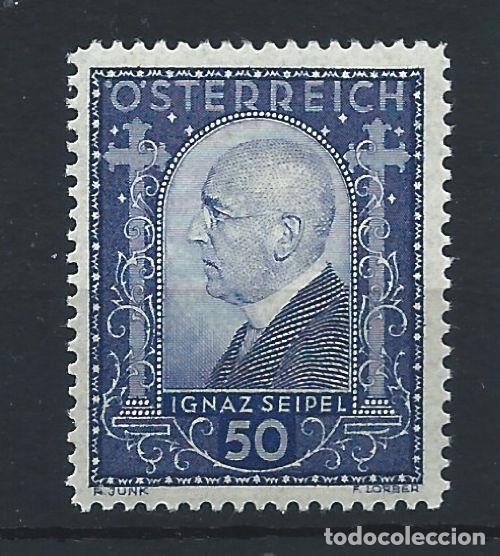 Sellos: Autriche N&deg;419** (MNH) 1932 - Mort du Chancelier &rdquo;Mgr. Ignaz Seipel&rdquo;