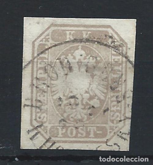 Sellos: Autriche Journaux N&deg;9 Obl (FU) 1863 - Blason, Armoiries - bis