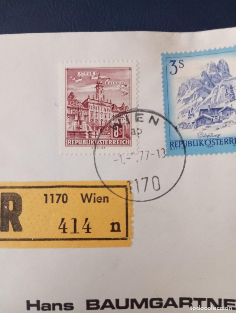 Sellos: AUSTRIA 1977, CERTIFICADO DE VIENA - Foto 2