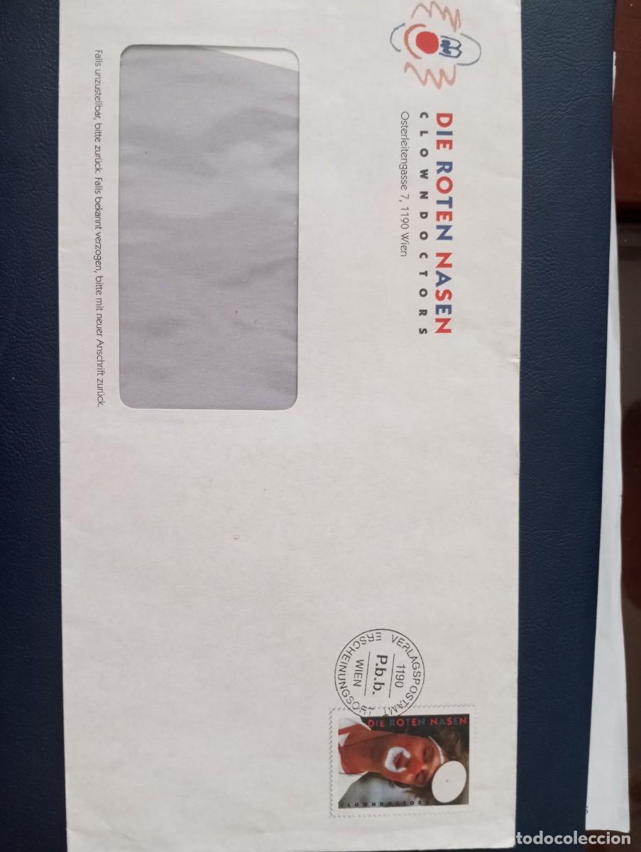 Sellos: AUSTRIA, PAYASOS, SOBRE IMPRESO POSTAL PRIVADO - Foto 2