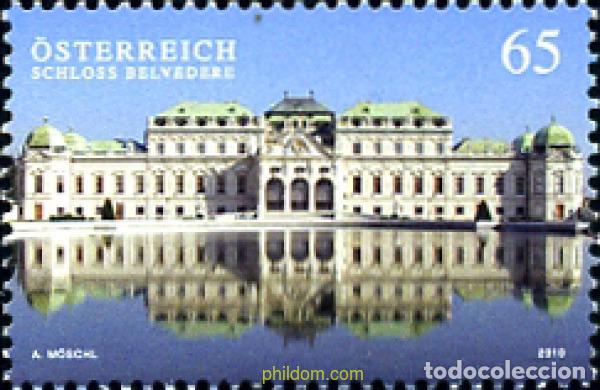 Sellos: 247992 MNH AUSTRIA 2010 EL CASTILLO DE BELV&Eacute;D&Egrave;RE EN VIENA