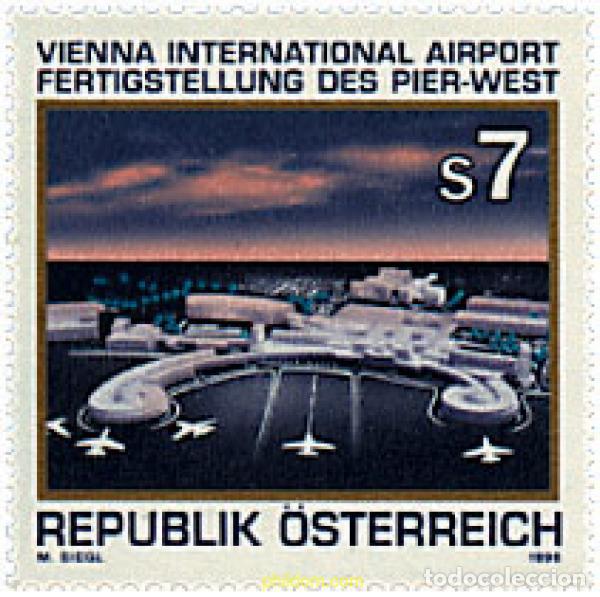 Sellos: 69241 MNH AUSTRIA 1996 AEROPUERTO INTERNACIONAL DE VIENA