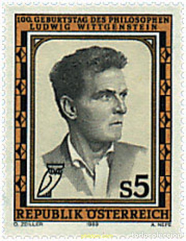 Sellos: 121002 MNH AUSTRIA 1989 CENTENARIO DEL NACIMIENTO DE LUDWIG WITTGENSTEIN