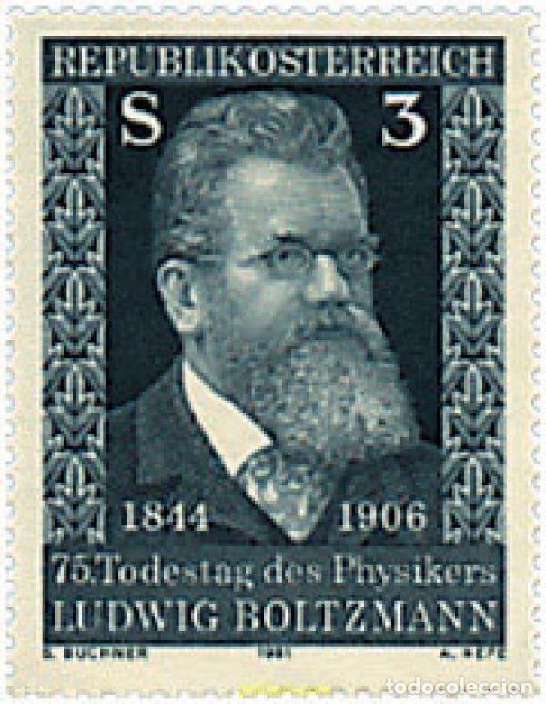 Sellos: 28984 MNH AUSTRIA 1981 75 ANIVERSARIO DE LA MUERTE DE LUDWIN BOLTZMANN