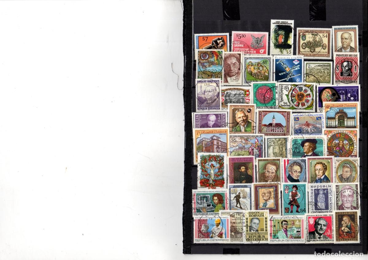 Sellos: BONITO lote compuesto por 44 sellos usados todos diferentes de AUSTRIA