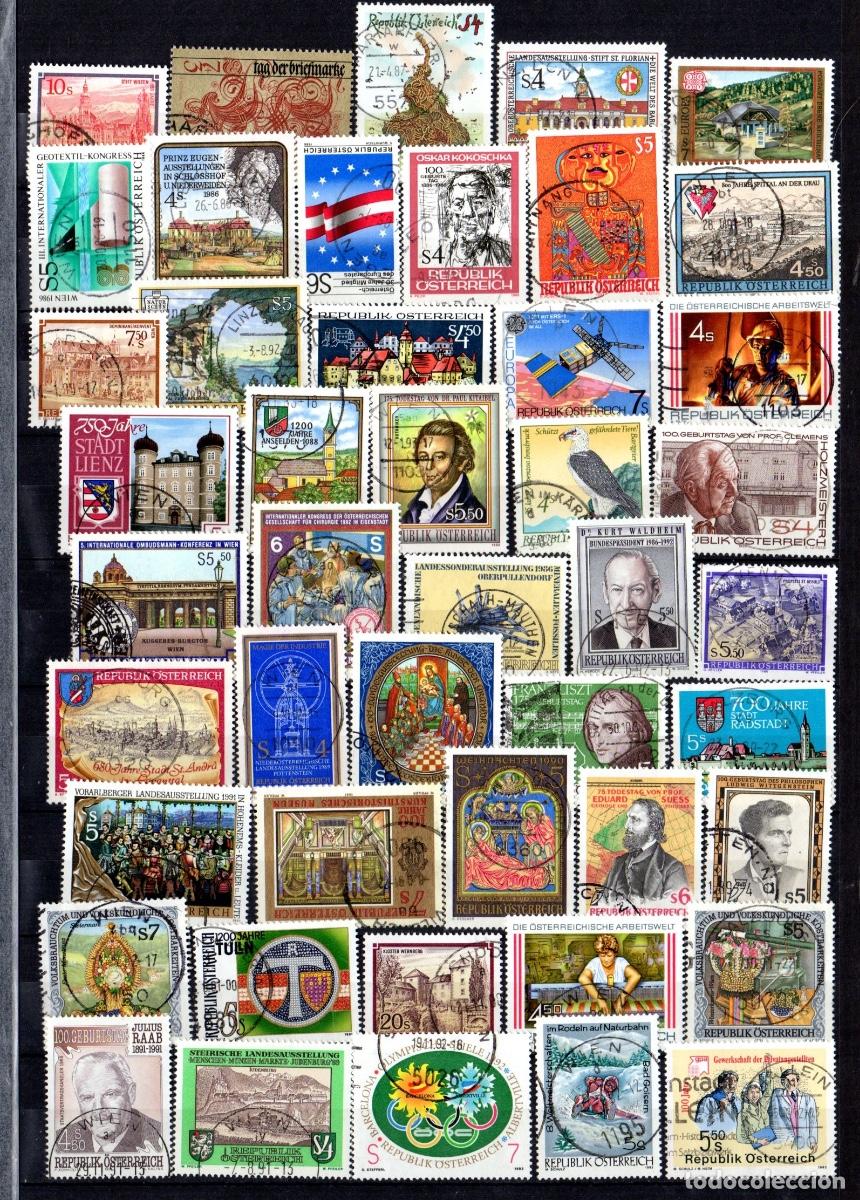 Sellos: BONITO lote compuesto por 46 - sellos usados todos diferentes de AUSTRIA