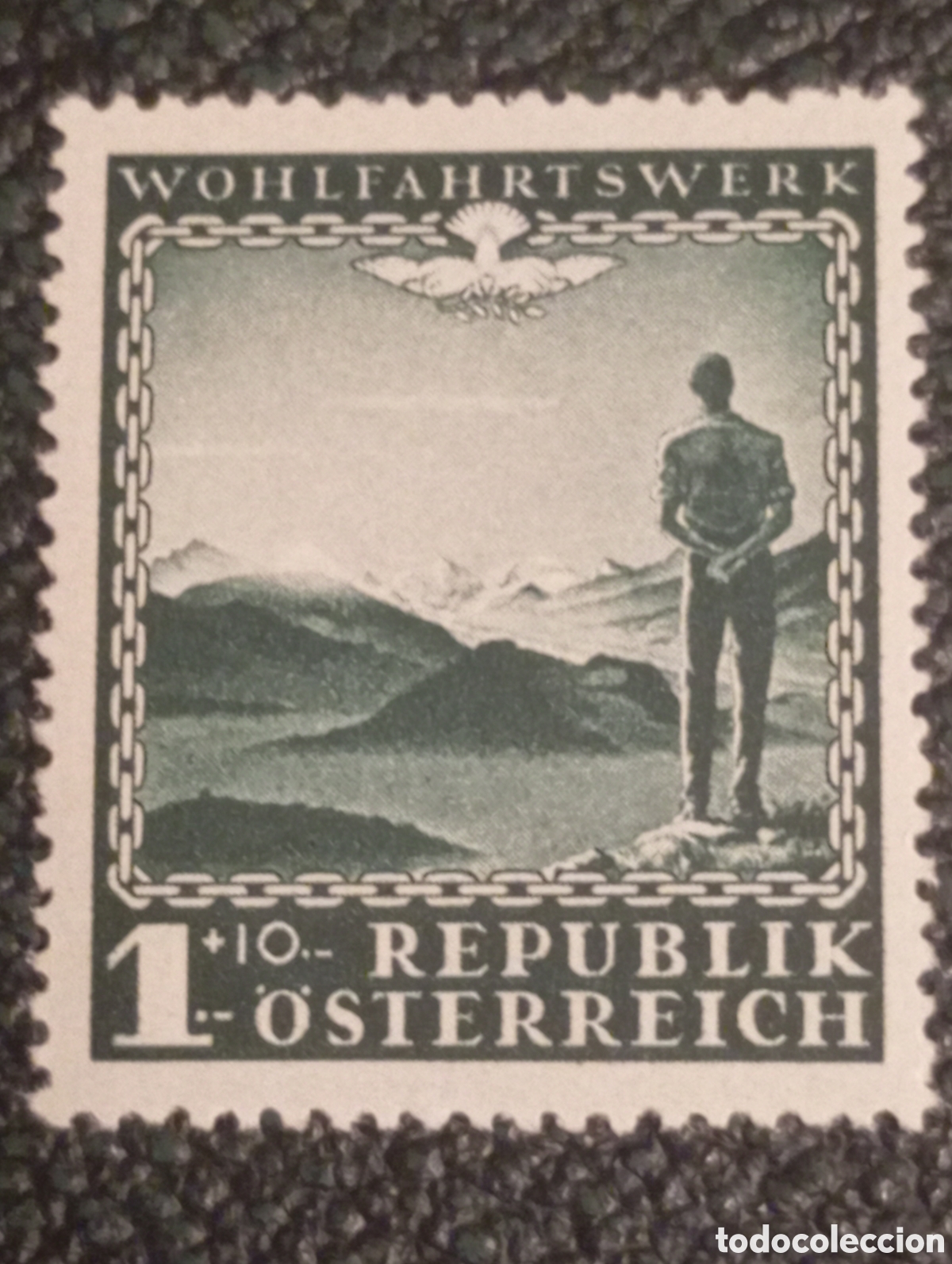 Sellos: Sello Austria 1945 Beneficencia El Repatriado Michel 720 MNH