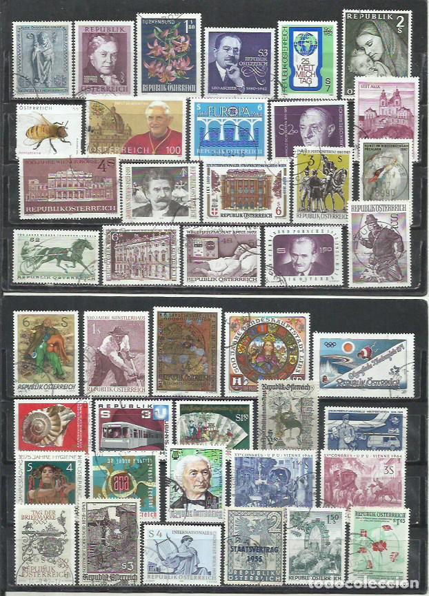 Sellos: R51&Ntilde;-LOTE SELLOS ANTIGUOS AUSTRIA USADOS,SIN TASAR,MUCHOS VALORES,IDEAL PARA MANCOLISTAS. &Ouml;STERREICH