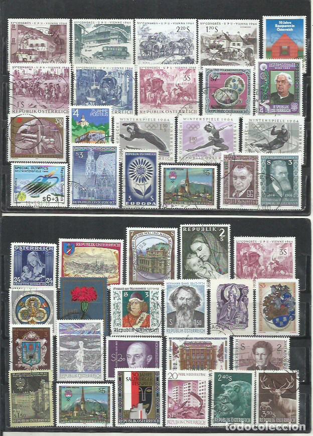 Sellos: R51O-LOTE SELLOS ANTIGUOS AUSTRIA USADOS,SIN TASAR,MUCHOS VALORES,IDEAL PARA MANCOLISTAS. &Ouml;STERREICH
