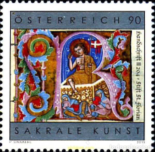 Sellos: 300845 MNH AUSTRIA 2013 ARTE SACRO-MANUSCRITO